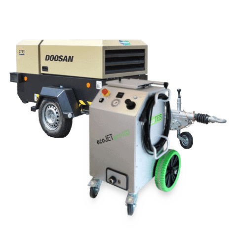 ecoJET-pro100-Kompressor-Trockeneisstrahlgerät-Trockeneisstrahlmaschine-ecoTES-Trockeneisstrahlen ecoJET-pro100-Kompressor-Trockeneisstrahlgerät-Trockeneisstrahlmaschine-ecoTES-Trockeneisstrahlen